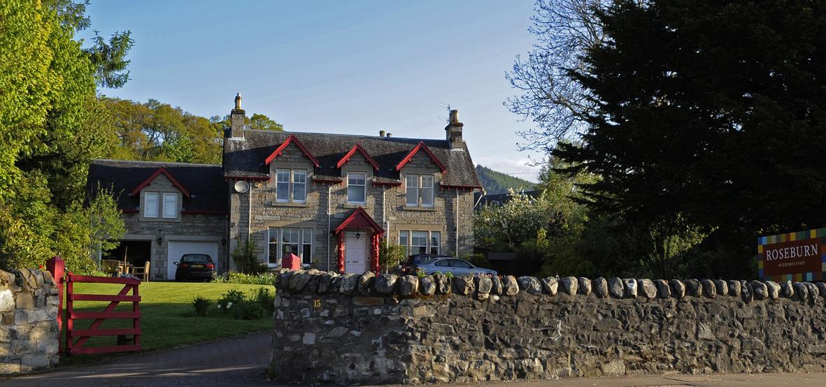 Roseburn B&B Pitlochry Eksteriør billede